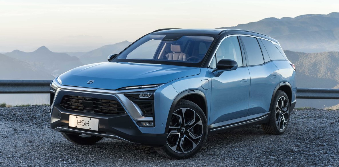 NIO ES8 with sensors from Lenord+Bauer