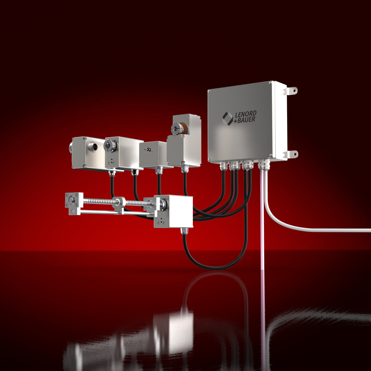 Compact positioning drives for format adjustments on moving axes