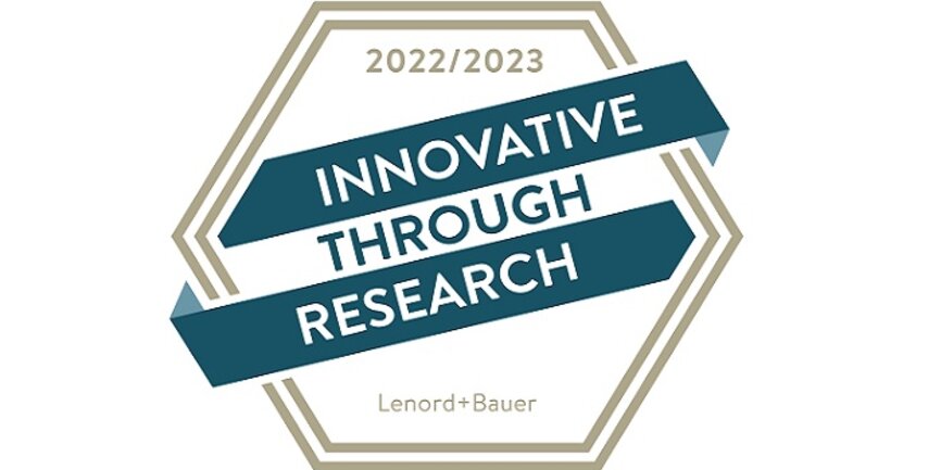 Seal “Innovation through research”