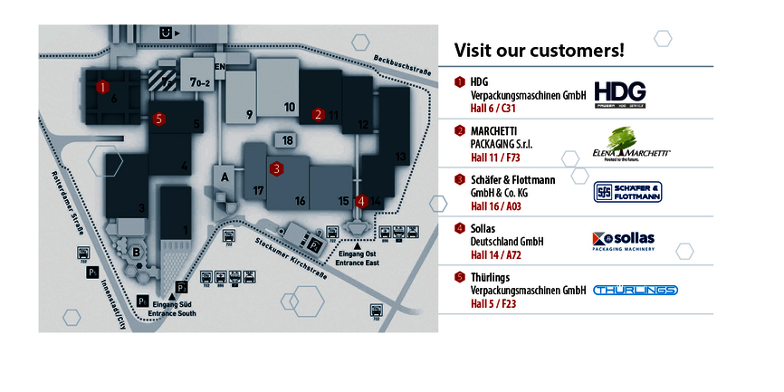 Interpack floor plan Interpack floor plan