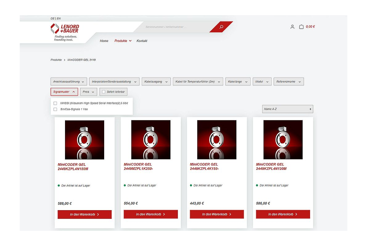 Screenshot Webshop Screenshot Webshop
